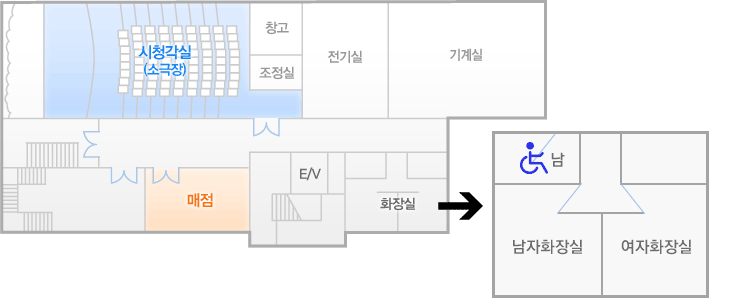  소래도서관 지하1층  다목적실 소극장 2
