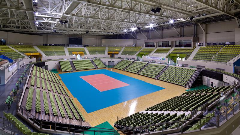송림체육관 주경기장