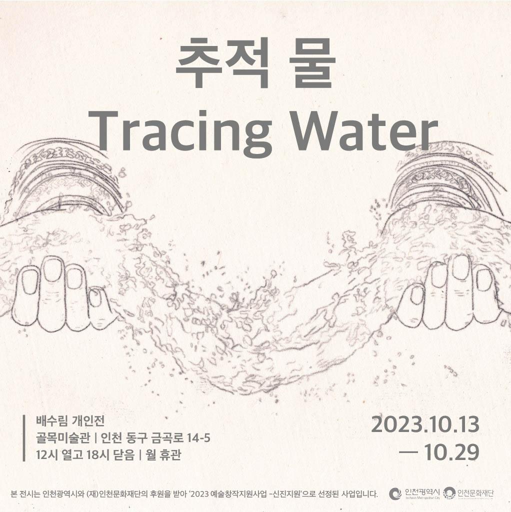 Tracing Water /Bae soorim’s solo exhibition 포스터