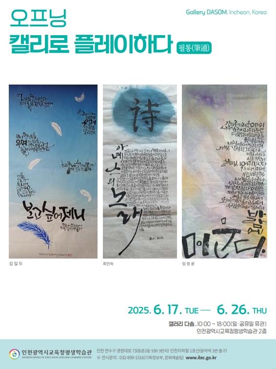 오프닝-캘리로 플레이하다 포스터