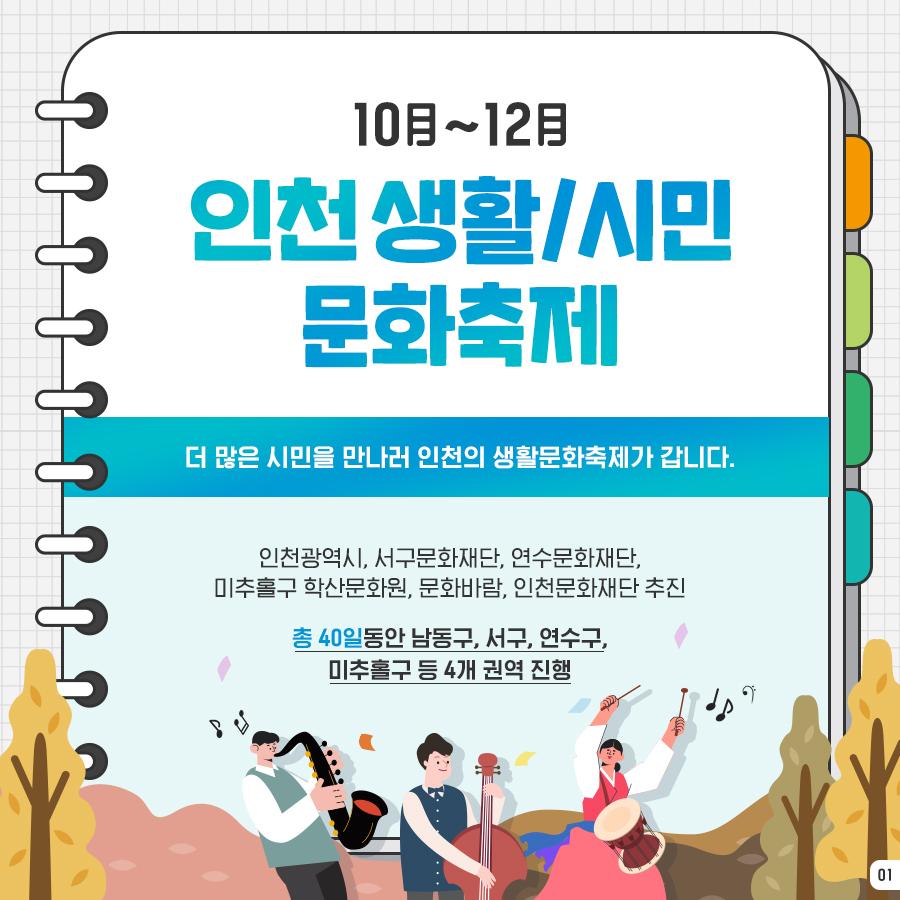 2021 인천의 생활X시민문화축제  포스터